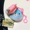 Plush toy coin purse, children's wallet, colorful coin purse, bear wallet, embroidered 8cm tie-dyed wallet Item Picture